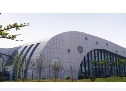 广汉会议中心外景网架工程